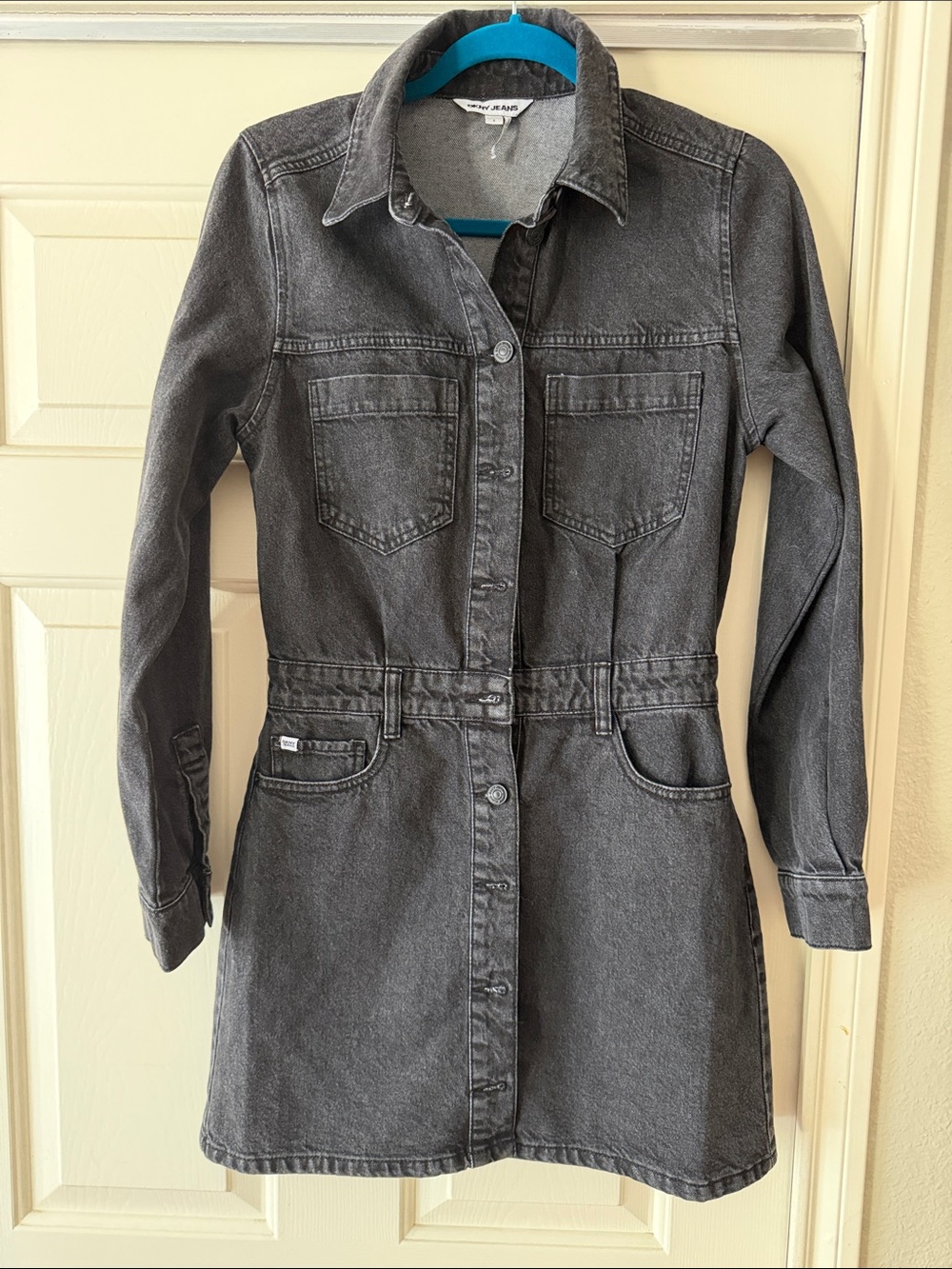 DKNY | Women’s | Black Denim | S |Shirt Dress